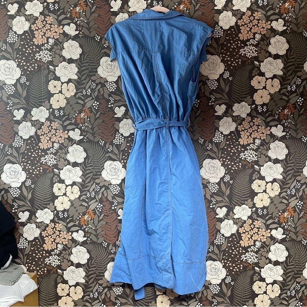 Rejina Pyo Astrid Trench Dress blue size 12 - Picture 10 of 11